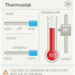 Early myLowes/Iris Thermostat Widget