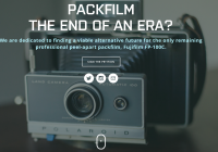 You can help save Polaroid Pack Film!  savepackfilm.net